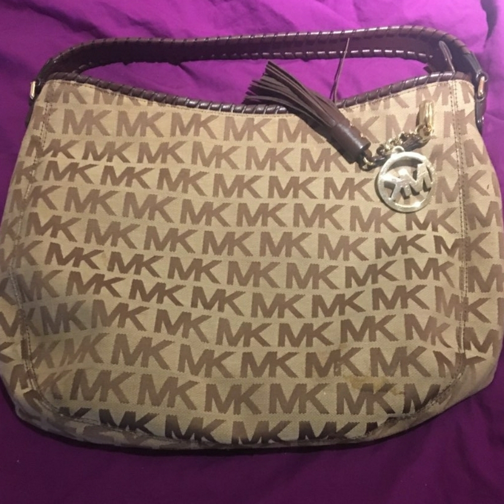 Michael Kors Signature Bennet Jaquard Purse
